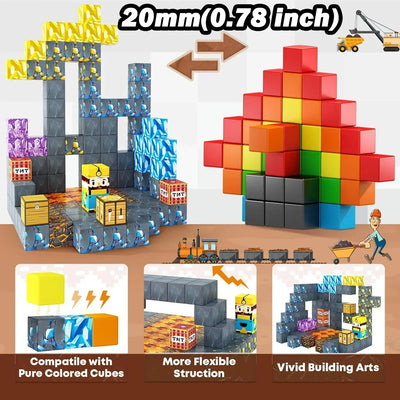 Magnet Cube Building Block Toy