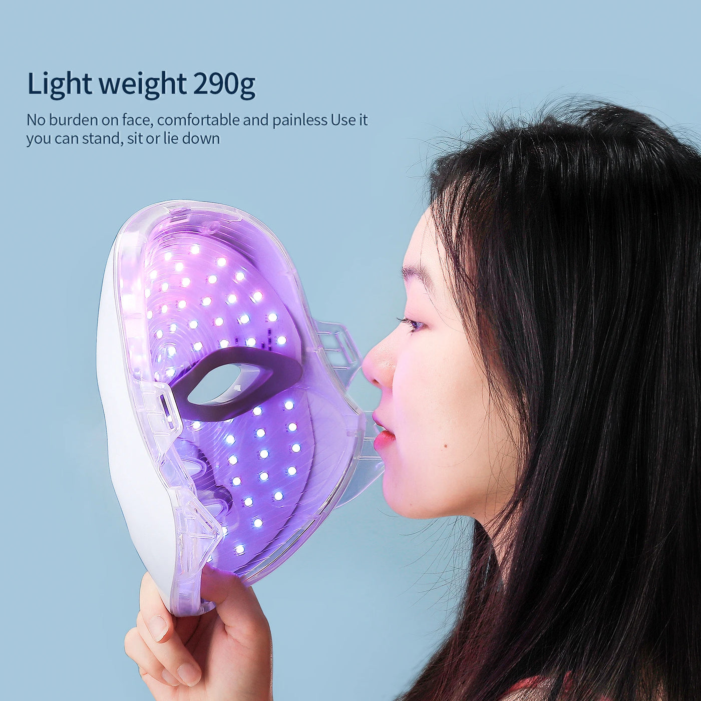 7-färgs LED Photon ansiktsmask