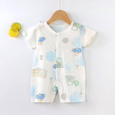 Baby Kurzarm-Onesies Kletter-Strampler