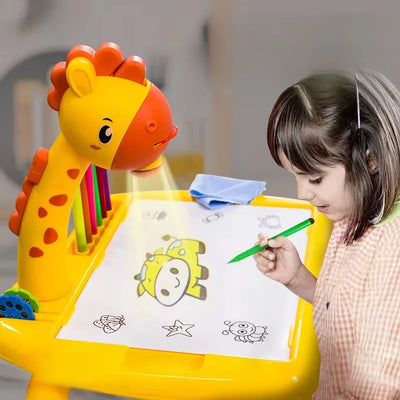 Children's LED Projector Drawing Table Toy