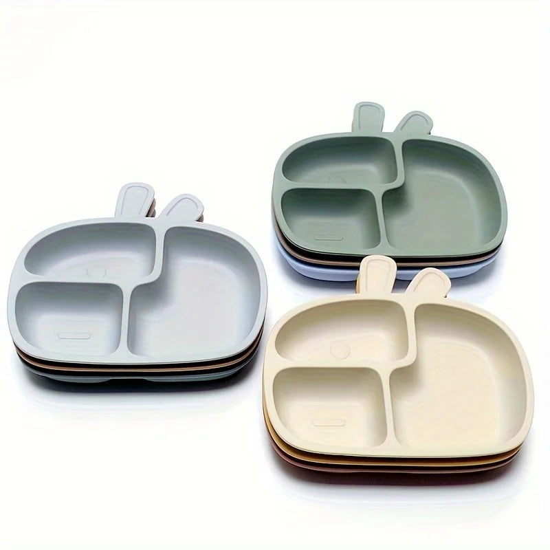 Silicone Cup Suction Food Plate