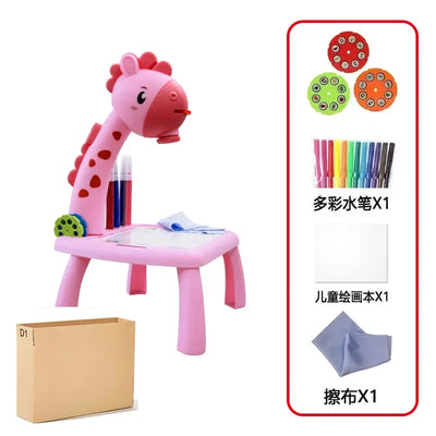 Children's LED Projector Drawing Table Toy