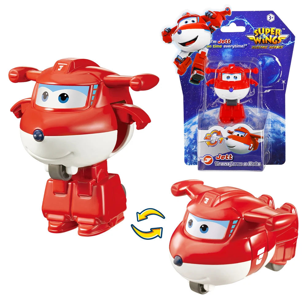 Super Wings Mini Jett Figuren Spielzeug für Kinder