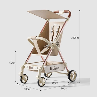 Baby One-handed Carry-on Travel Stroller