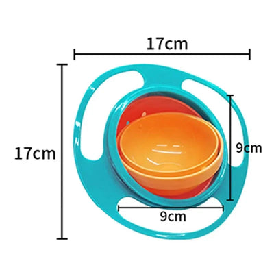 360 Rotate Spill-Proof Dishes Feeding Bowl