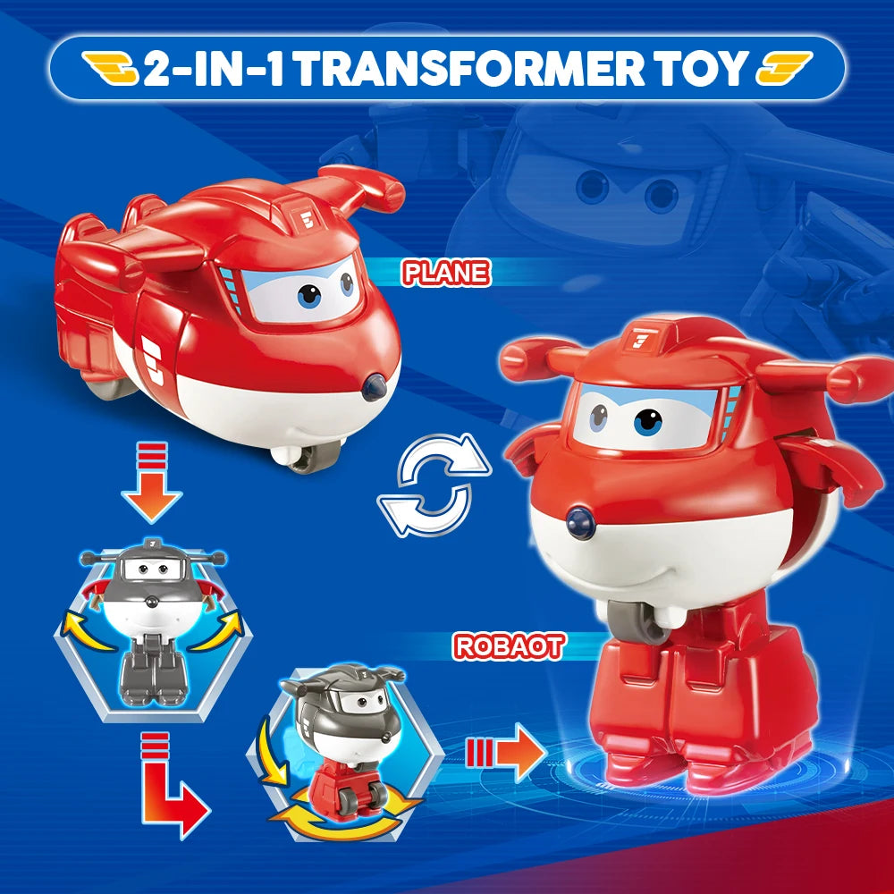 Super Wings Mini Jett Figuren Spielzeug für Kinder