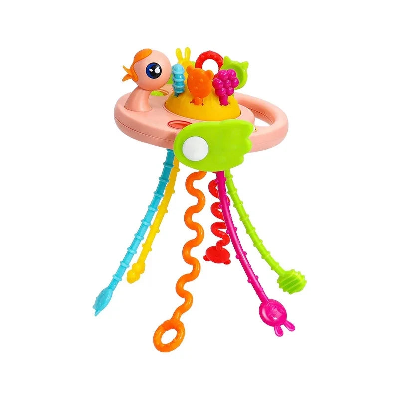 Baby Pull String Sensory Montessori Toy