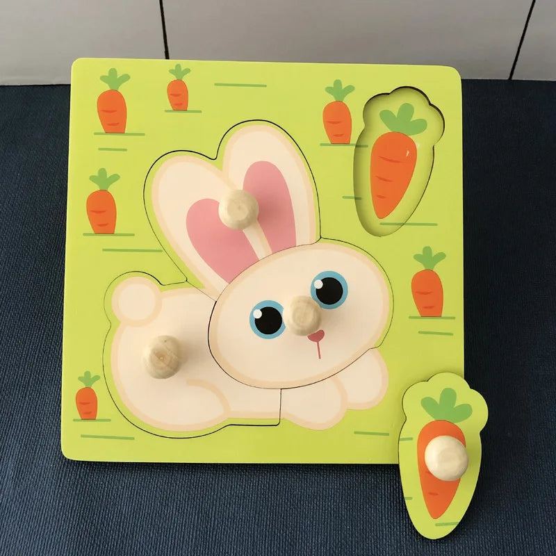 3D-Puzzle-Handkratzbrettspielzeug für Kinder