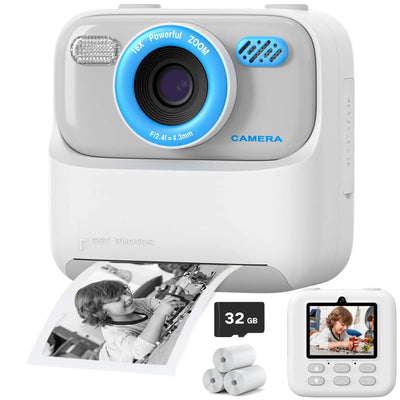 Kids HD Dual Lens Print Digital Camera Toy