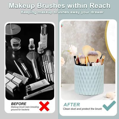 Multi-Functional Cosmetic Brushes Organizer