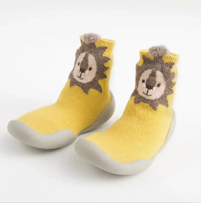 Rutschfeste, süße Babyschuhe mit Tiermotiv 