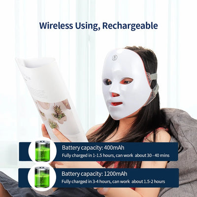 7-Color LED Photon Facial Mask