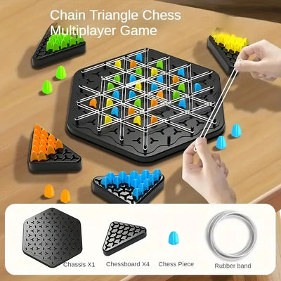 Kids Chain Triangel Chess Board Toy