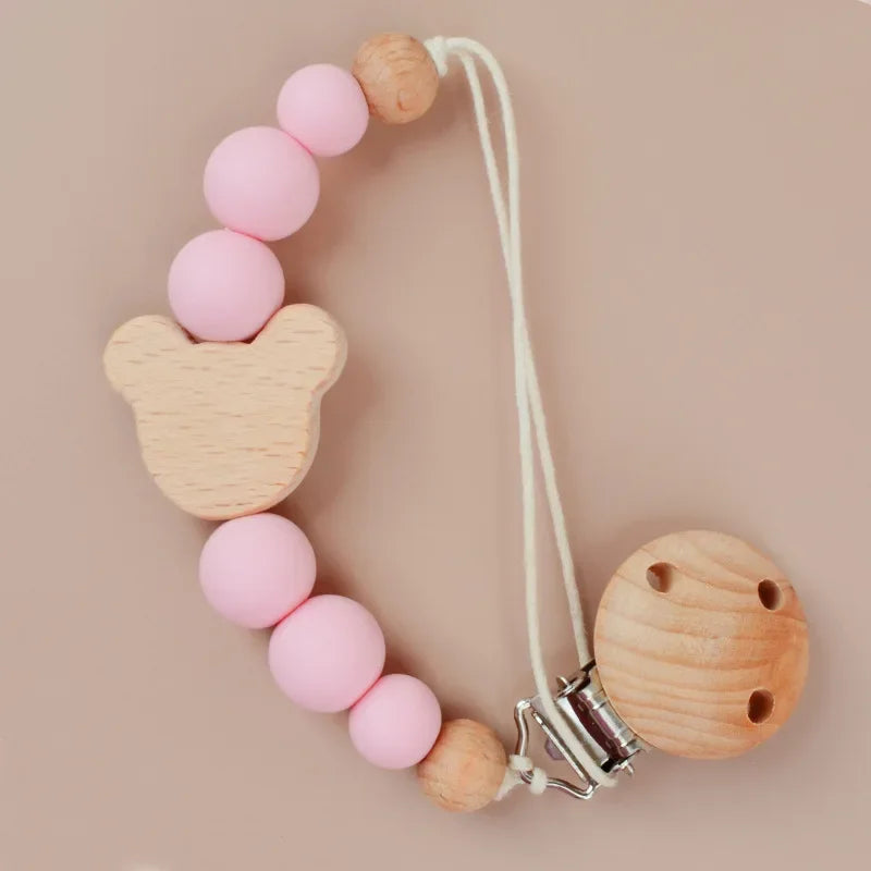 Baby Personalized Pacifier Clip Toy