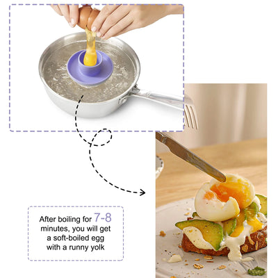 Baby Portable Silicone Boiled Egg Tray