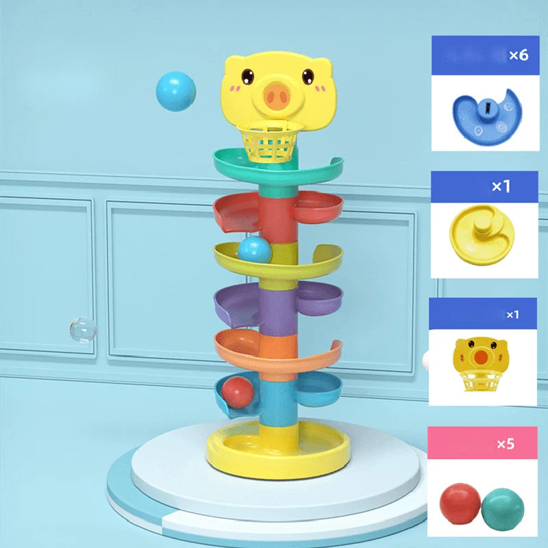 Kids Montessori Stacking Tower Toy