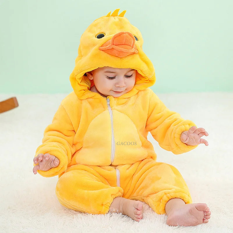 Baby söta dinosaurie kostymer Romper