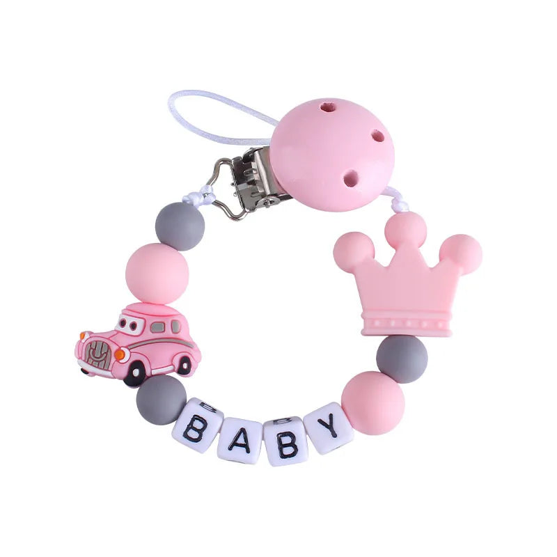 Baby Custom Name Pacifier Chain