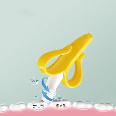 Baby Banana Shape Safe Toothbrush