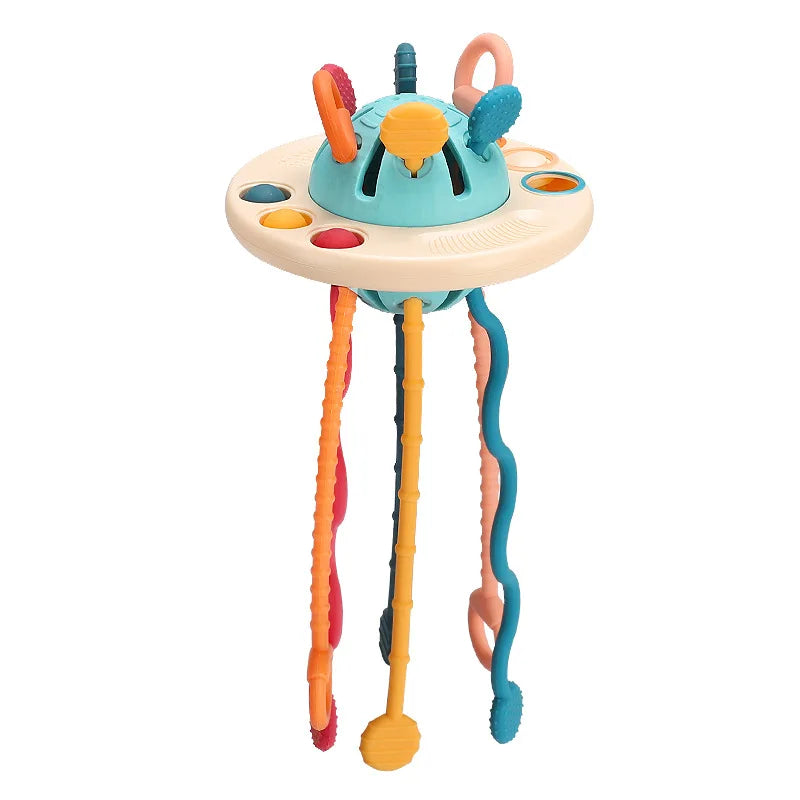 Kids Silicone Pull Montessori Sensory Toy