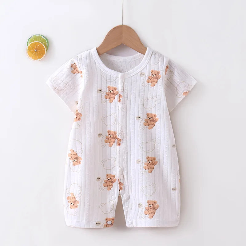 Baby Short-Sleeved Onesies Climbing Romper