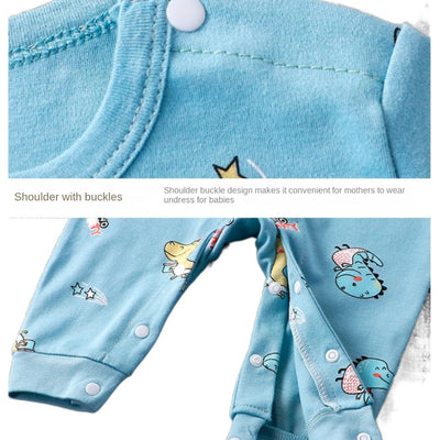 Baby Cartoon Pyjamas Småbarn Jumpsuit