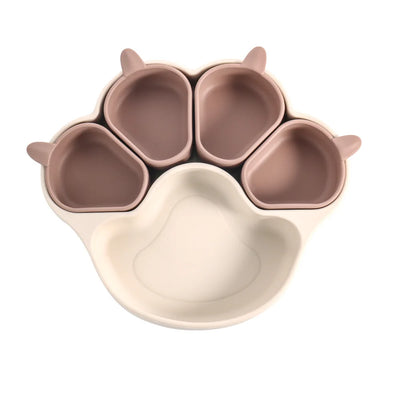 Children Cat Claws Silicone Meal Dish Plate