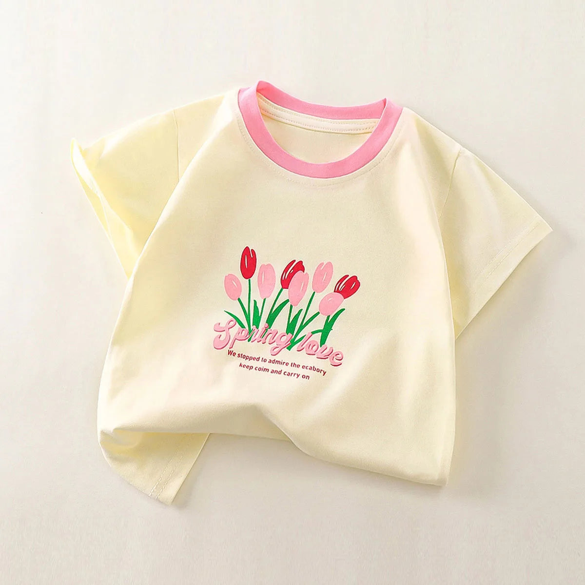 Kids Short Sleeve Summer T Shirt