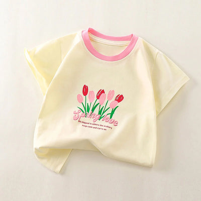 Kurzärmeliges Sommer-T-Shirt für Kinder