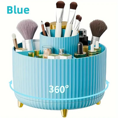 360° Rotating Makeup Tool Storage Box