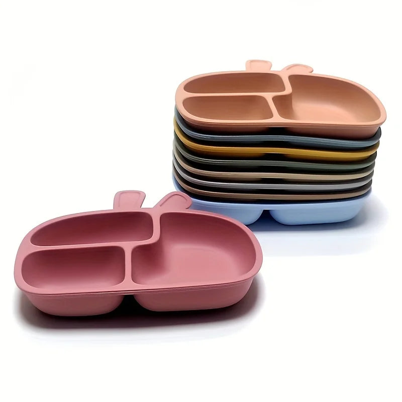 Silicone Cup Suction Food Plate