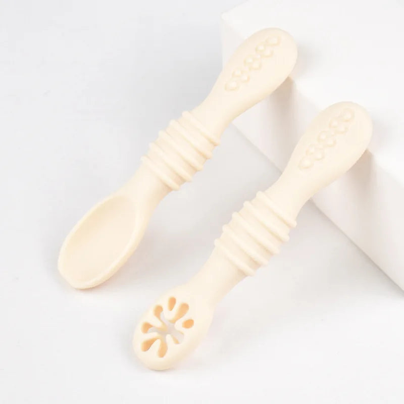 Baby Silicone Grinding Training Spoon