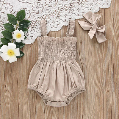 Baby's Summer Casual Sleeveless Jumpsuit