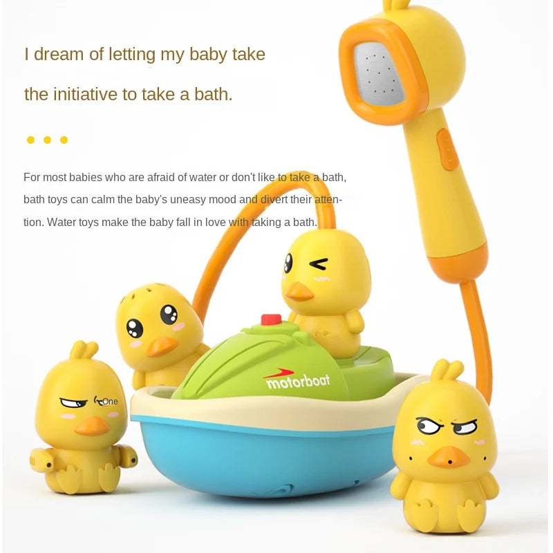 Baby Cute Duck Electric Water Spray Toy