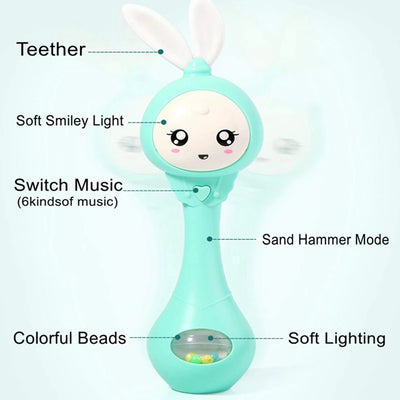 Baby Smart Musical Rattle Interactive Toy