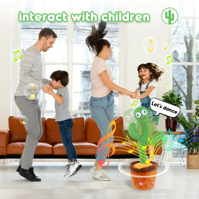 Kids Dancing Talking Cactus Toy