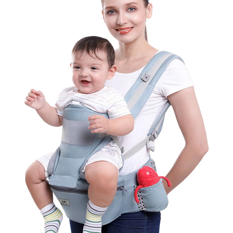 Ergonomische Babytrage mit Blick nach vorne für Reisen