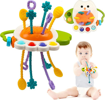 Baby Pull String Sensory Montessori Toy