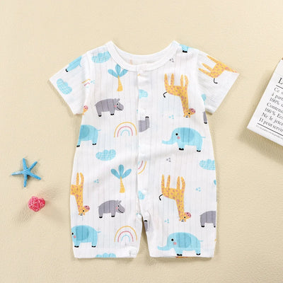 Baby Kurzarm-Onesies Kletter-Strampler