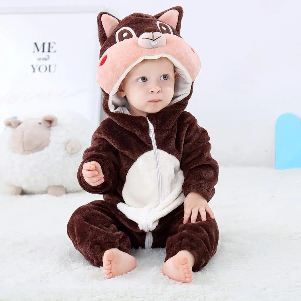 Baby söta dinosaurie kostymer Romper