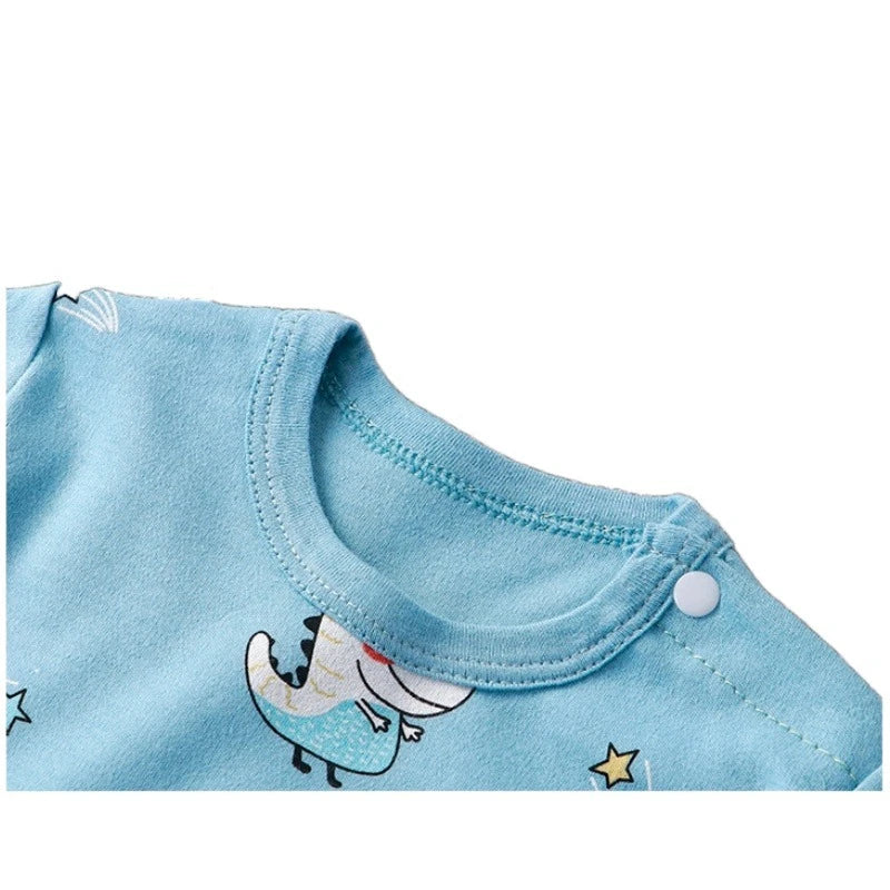 Baby Cartoon Pyjamas Småbarn Jumpsuit