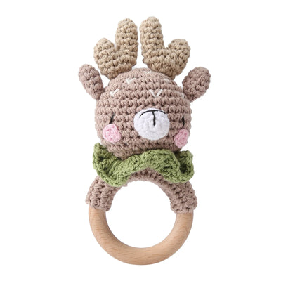 Baby Crochet Bunny Rattle Ring