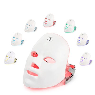 7-Farben-LED-Photonen-Gesichtsmaske