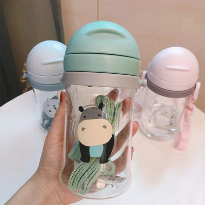 Kids Animal Cartoon School Drinking Water Bottle