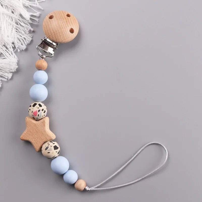 Baby Personalized Pacifier Clip Toy