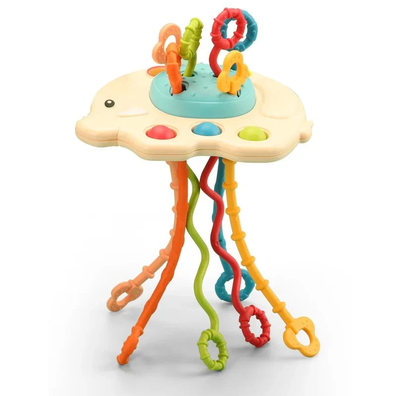 Baby Pull String Sensory Montessori Toy