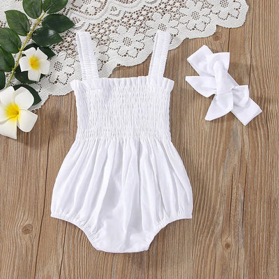 Baby's Summer Casual Sleeveless Jumpsuit