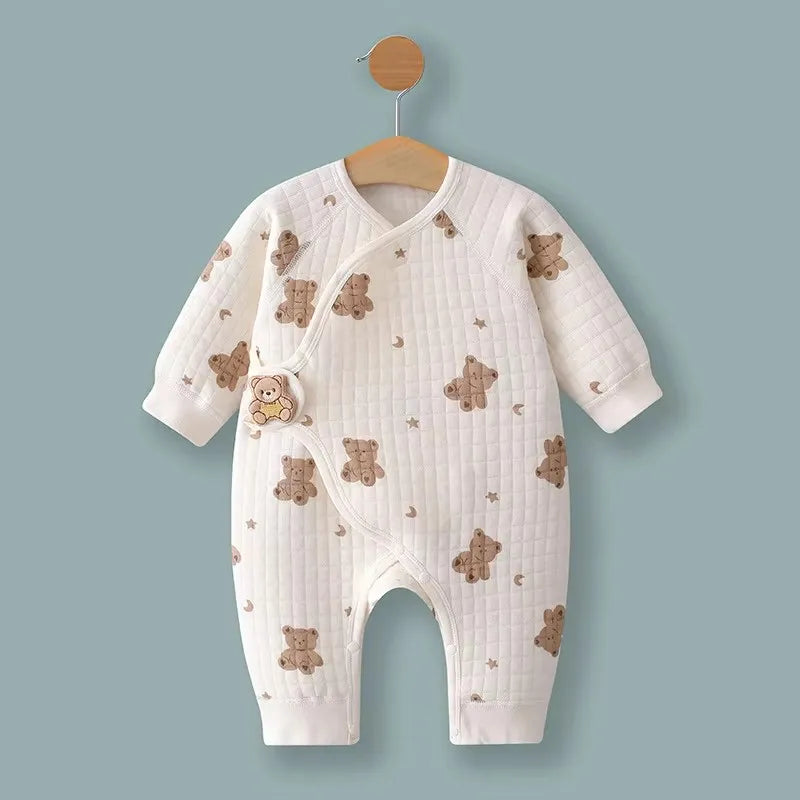 Kids Spring Autumn Long Seever Infant Pajamas