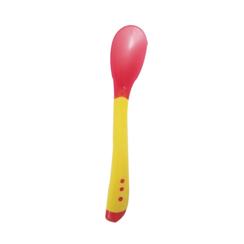 Baby Safety Silicone Temperature Sensing Spoon