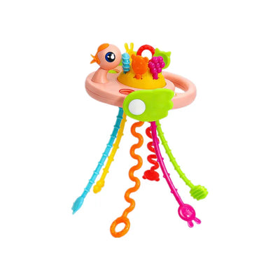 Kids Silicone Pull Montessori Sensory Toy